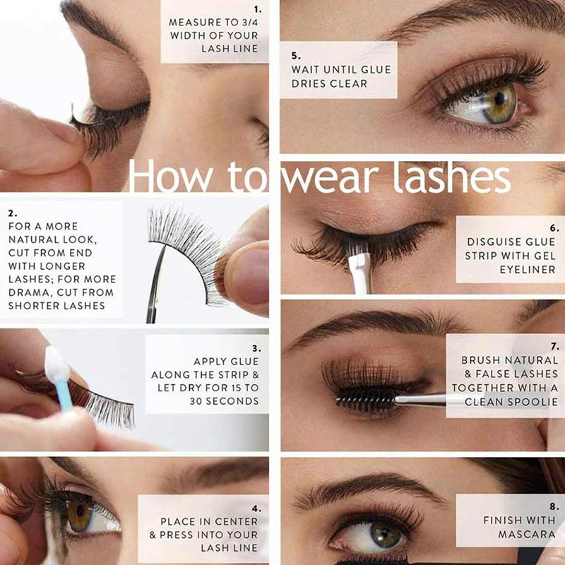 New 5 pairs thick mink eyelashes false handmade 3d lashes dramatic fake eyelash for make up maquiagem faux cils | Красота и здоровье