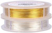 2 rolls 182022242628 gauge tarnish resistant silvergold coil wire for diy bracelet necklace earring jewelry crafts making