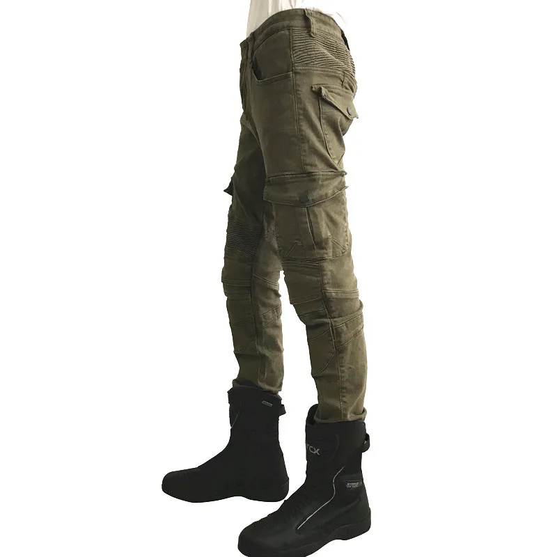 Мотоциклетные штаны для верховой езды мотоциклетные джинсы защиты от падения