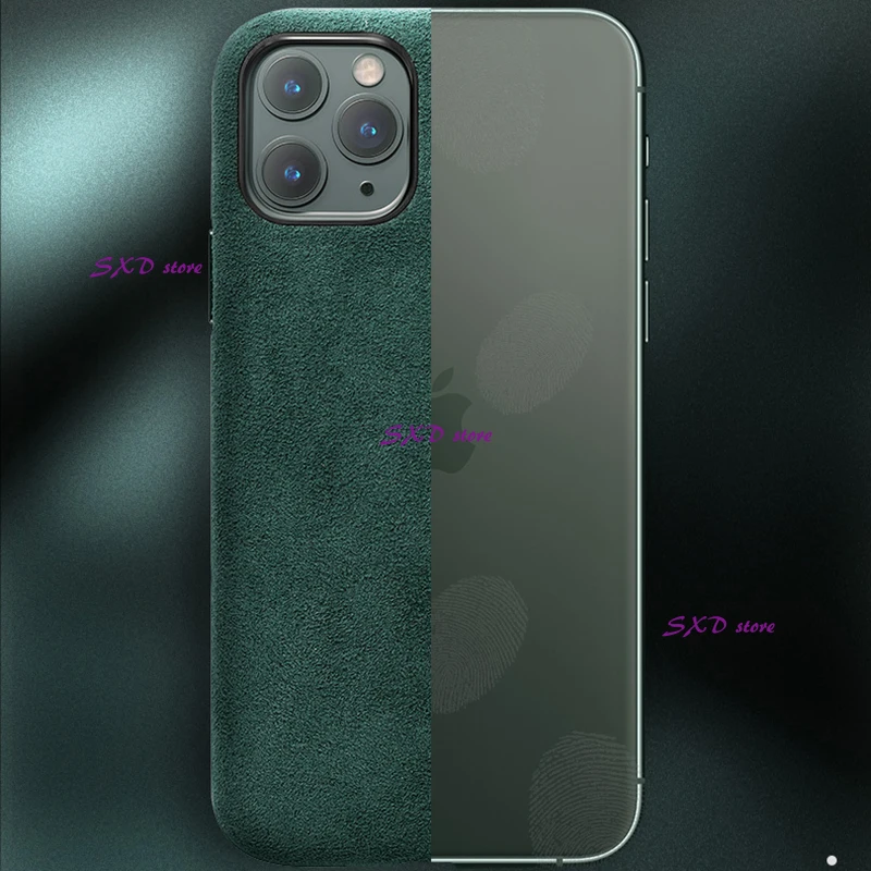 luxury suede leather phone case iphone 11 12 pro max leather cover magnetic case iphone 13pro x xr xs max protective fundas capa free global shipping