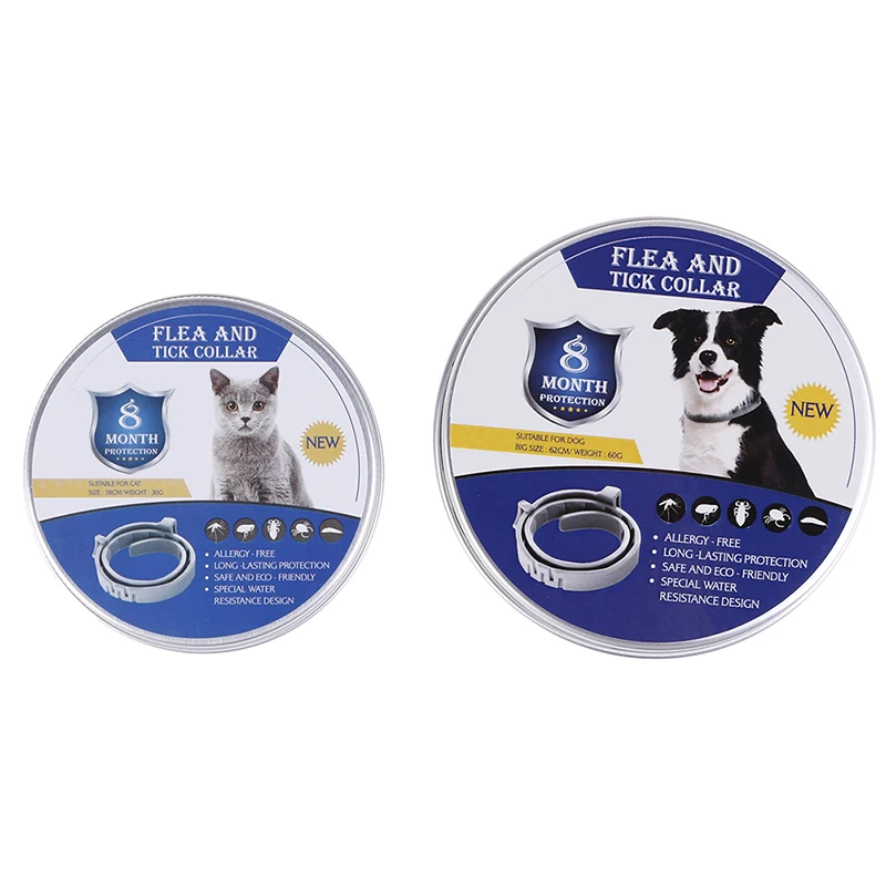 

1pc Adjustable Flea and Tick Collar Small Medium Large Dogs 8 Month Protection