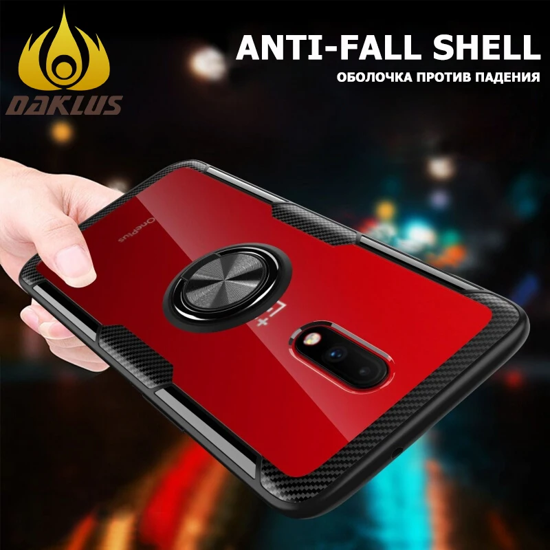 Роскошный прозрачный чехол для OnePlus 7 6T силиконовый мягкий броня|Бамперы| |