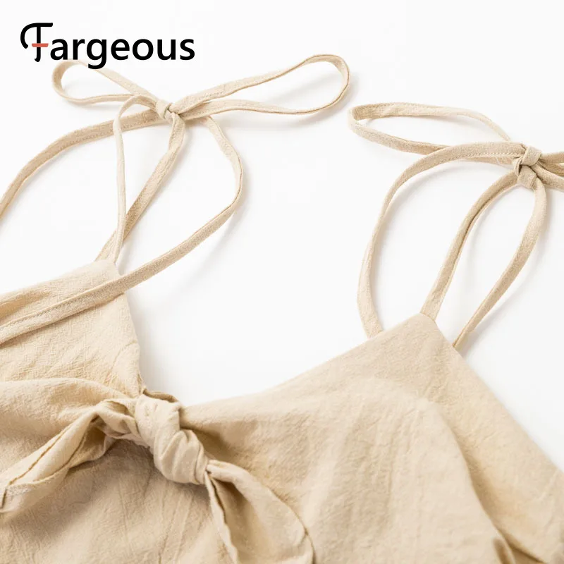 Женский комбинезон с высокой талией Fargeous Желтый Повседневный длинный на