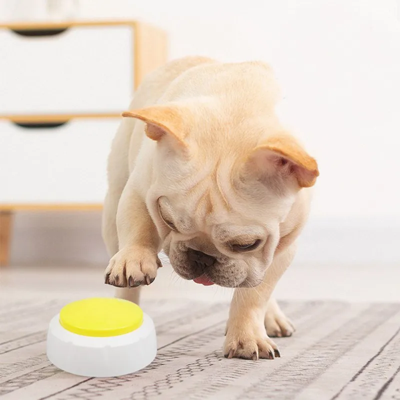 

Кнопка голосового разговора собаки AC может записывать игрушки разговаривать с вашей собакой игрушка для домашних животных аксессуары для ...