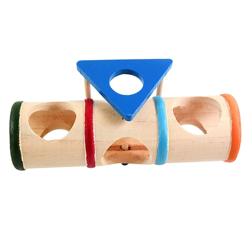 Хомяк деревянные игрушки перевернутый ведро хомяк качели туннеля для маленьких