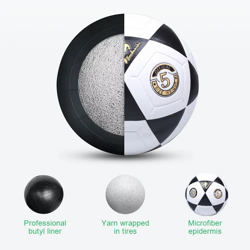 Стандартный Профессиональный Спортивный Футбольный Мяч тренировочная