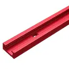 300-800 мм красный Алюминий сплав Т-образная треков модель с Т-образным ремешком; Слот Стандартный под углом стоп торцовочный винт приспособление слот для деревообрабатывающего инструмента