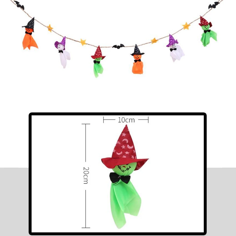 Хэллоуин висит флаг забавные Солнечный куклы чучела баннеры Декорации для