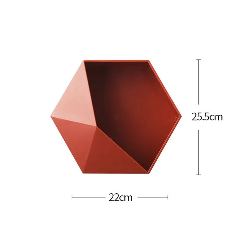 Modern Shelf Wall Hanging Nordic Creative Combination Storage Rack Geometric Figure Art Decorative For Living Room | Дом и сад