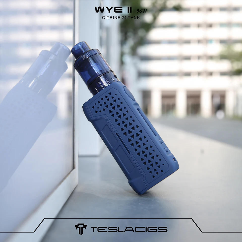 Набор для вейпа Tesla WYE II 86W TC с баком 4 мл цитрина 24 аккумулятор 18650 боксмод Telsa vs Punk