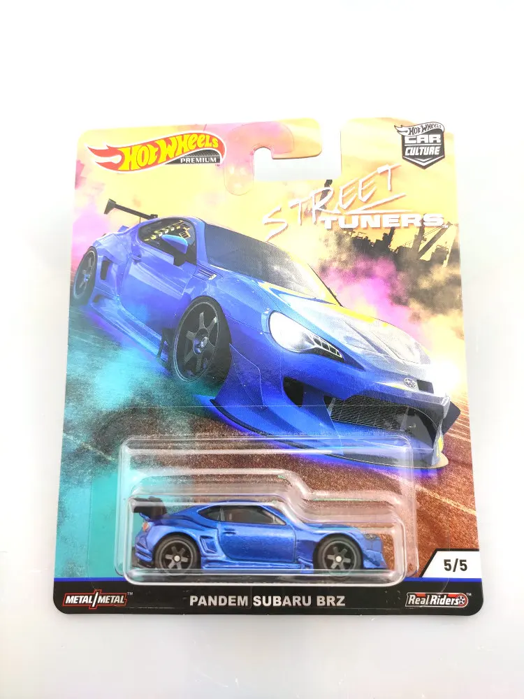 PANDEM SUBARU BRZ Hot Wheels(98 SUBARU IMPREZA 22B STi)(95 SUBARU SVX)(SUBARU WRX STI)(SUBARU BRAT) металлическая литая модель 1: 64 Автомобиль - Цвет: PANDEM SUBARU BRZ