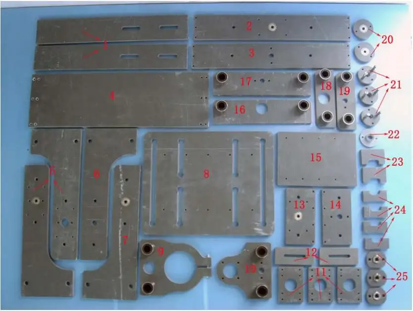 Мини DIY PCB 2020B Рама стойки гравировальный станок ЧПУ(без коробки управления, двигатель Stepp и мотор шпинделя