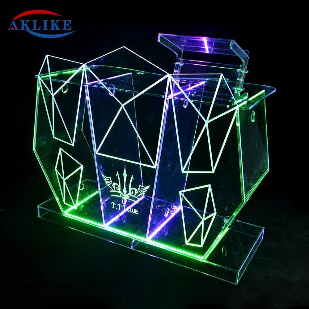 Индивидуальный Светодиодный акриловый стол AKLIKE для диджея распродажа