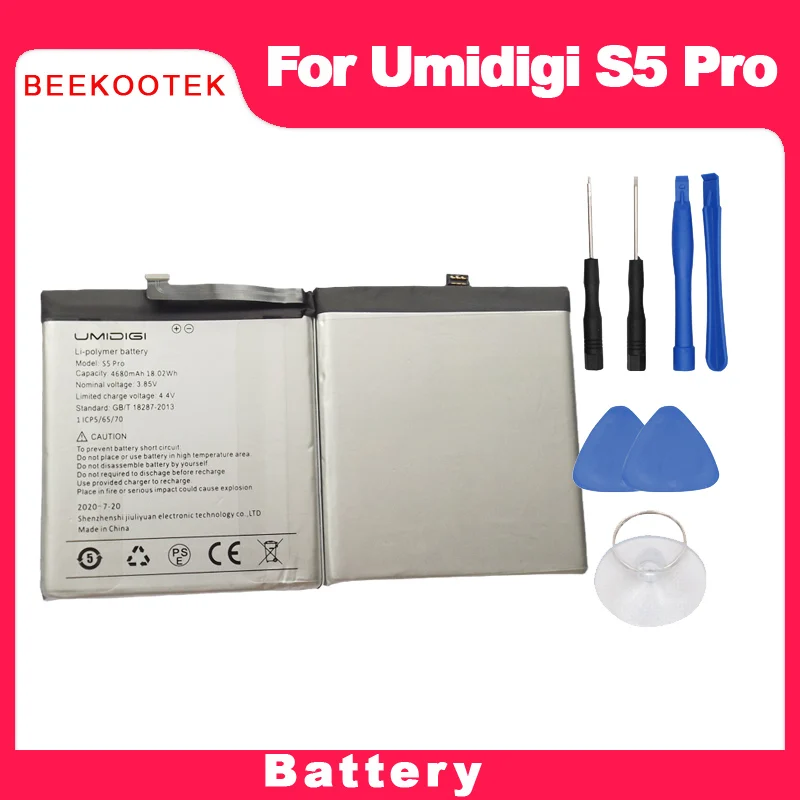 beekootek for umidigi s5 pro battery 4680mah replacement parts accessories accumulators for umidigi s5 pro mobile phone batteria free global shipping