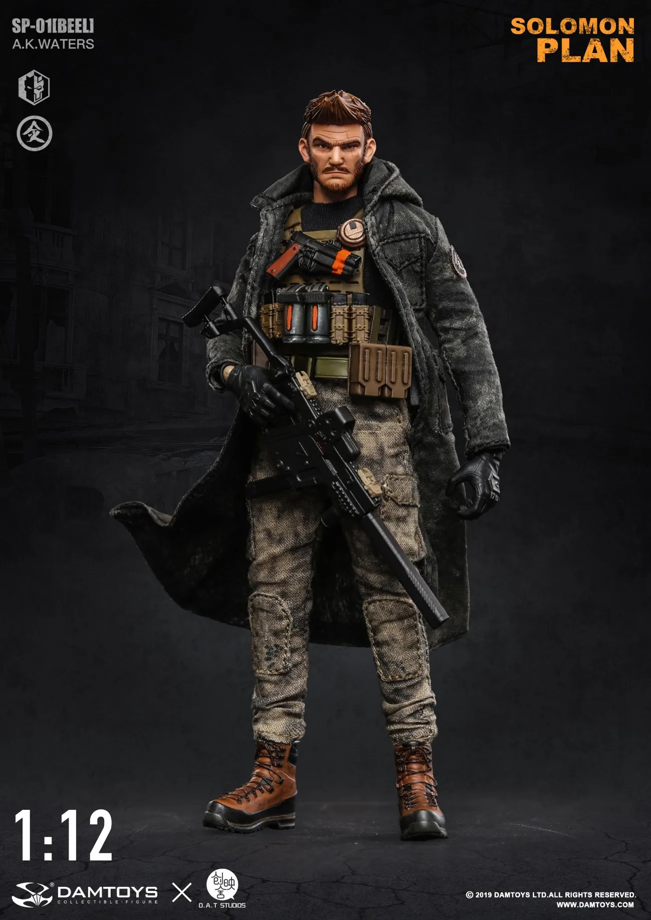 

In Stock DAMTOYS SIP001C 1/12 Scale Full Set Action Figure Doll Model For Collection