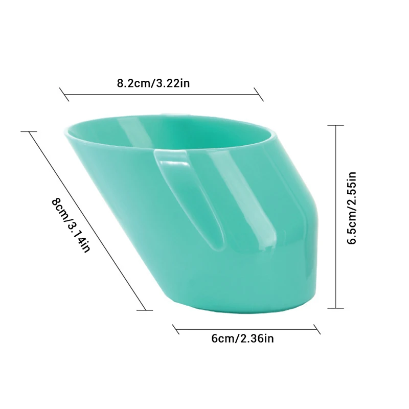 200ML Children Baby Water Cup Kids Training Feeding with Handle Safe Leakproof Drinking Slanted Wash | Мать и ребенок