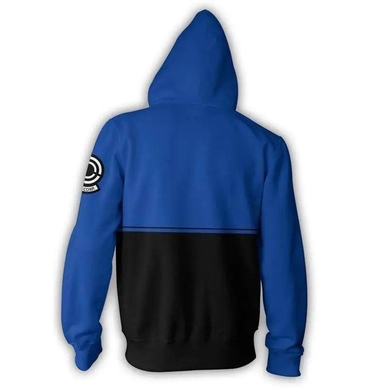 

BIANYILONG 2018 new Men Hooded Capsule Corp 3D Printed Hoodies Casual Tracksuit Casual zipper hoodie hooded hip hop tops