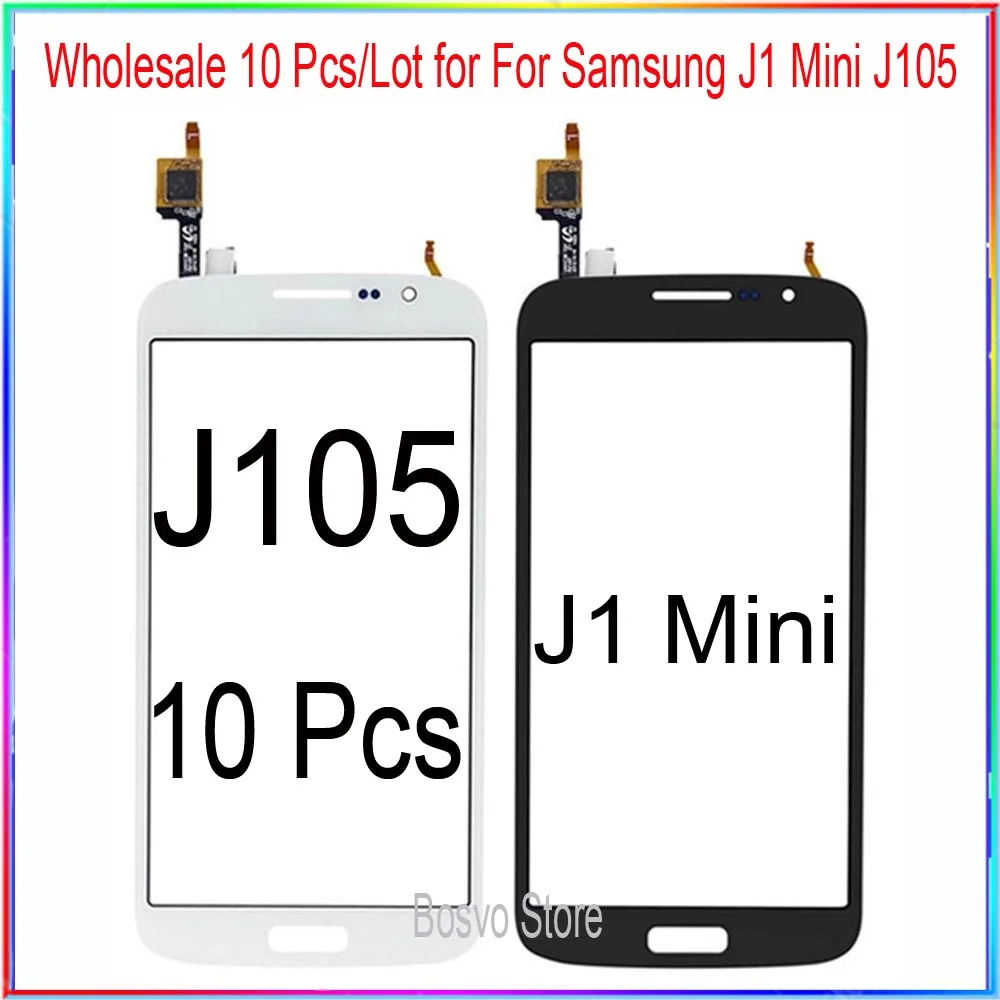 

wholesale 10pcs/Lot for Samsung J1 Mini J105 touch screen digitizer glass panel