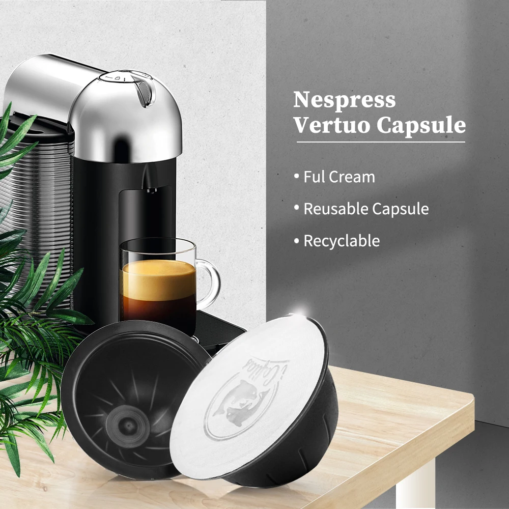 Капсульный фильтр ICafilas Vertuo для Nespresso многоразовая кофейная корзина одноразовые