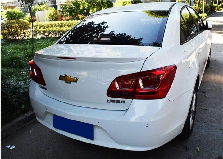 Для Chevrolet спойлер Cruze АБС пластик для автомобиля заднее крыло Праймер цвет задний