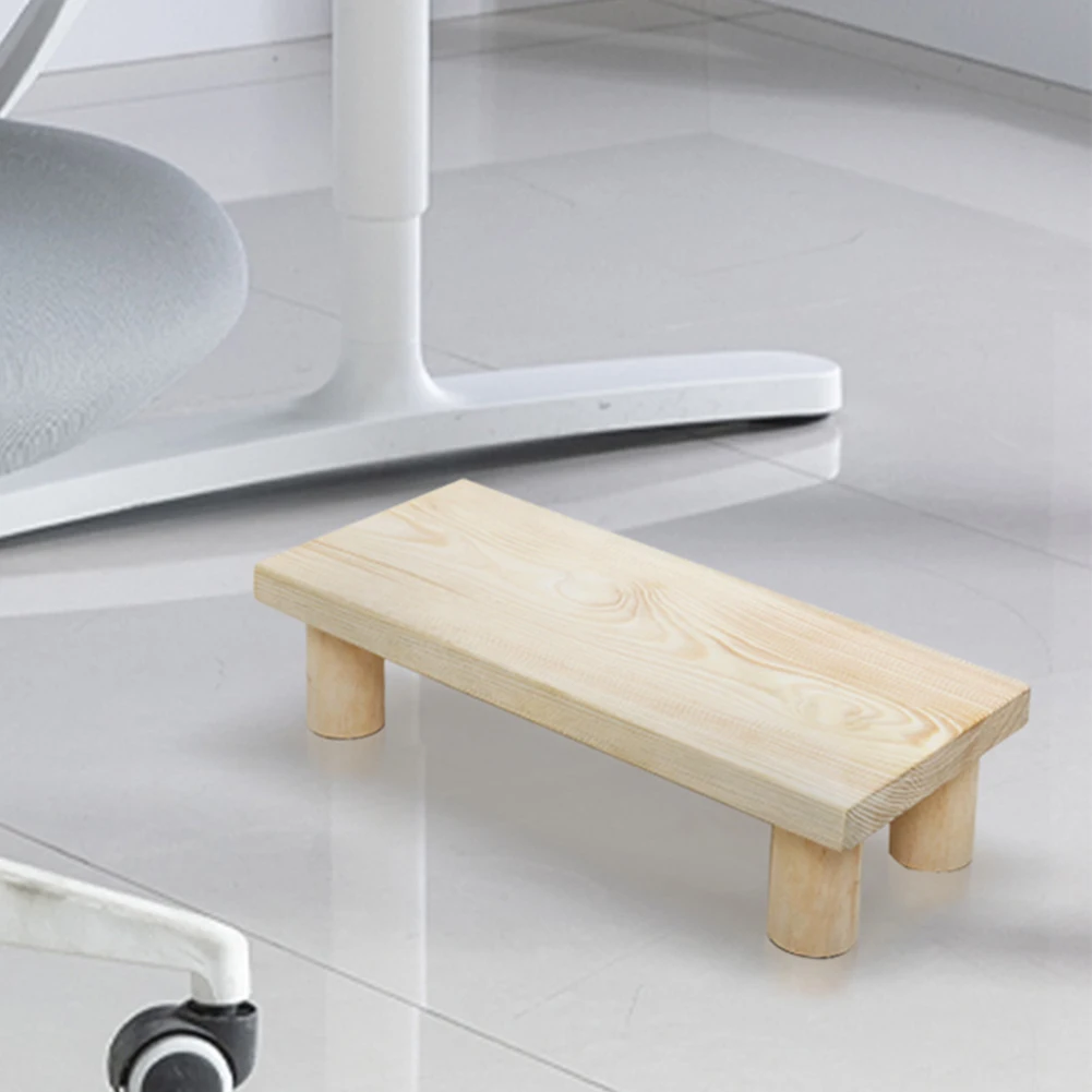 

Rectangle Indoor Outdoor Seniors Toddlers Mini Wood Step Stool Home Stepladder Bedroom Bed Side With 4 Legs Living Room Vintage