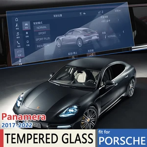 for porsche panamera 971 2017 2018 2019 2021 2022 car navigation film gps touch full screen protector tempered glass accessories free global shipping