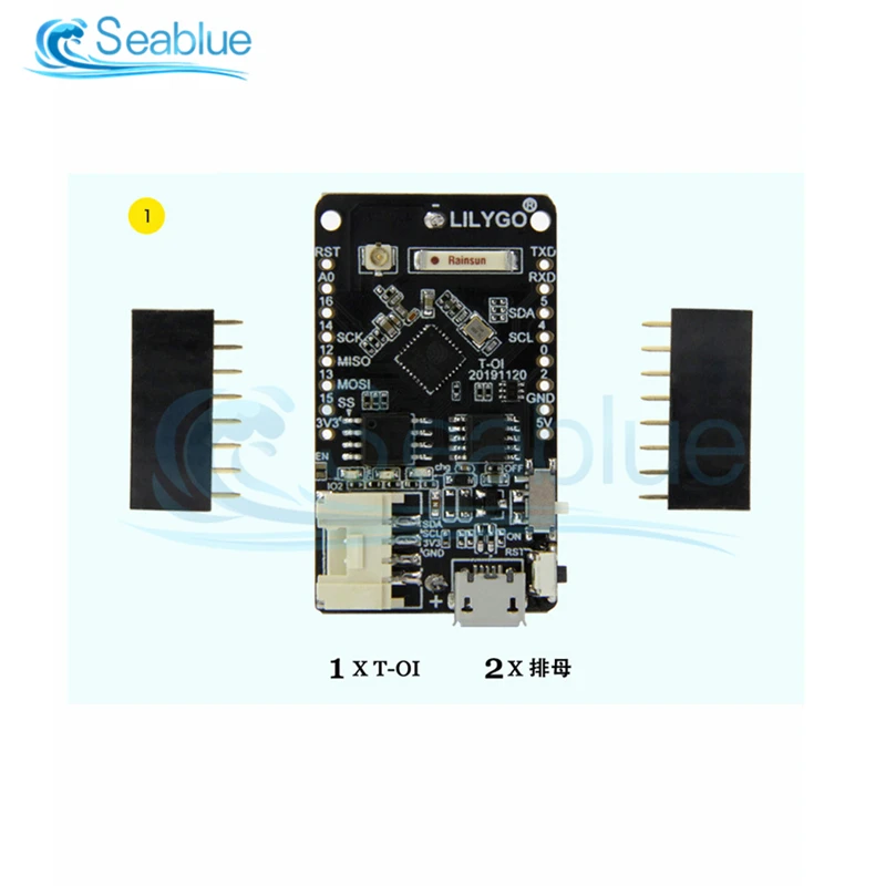 

1 комплект LILYGO®TTGO T-OI ESP8266 Chip 16340 держатель аккумулятора, совместимый с мини D1 макетная плата высокого качества