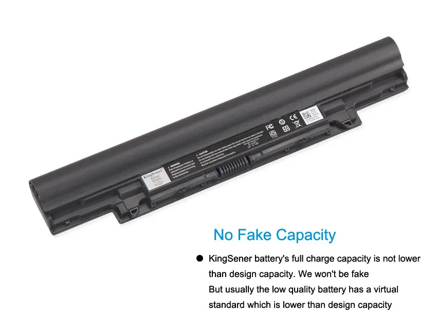 Аккумулятор KingSener YFDF9 для ноутбуков DELL Latitude 3340 3350 V131 2 Series JR6XC 5MTD8 YFOF9 HGJW8 VDYR8 7WV3V H4PJP 65WH