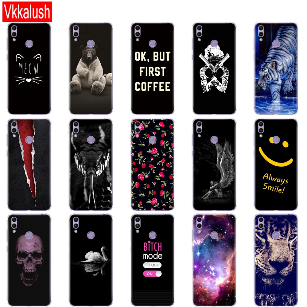 Silicon Soft TPU Back Case For Huawei Honor 8C 6.26'' Inch Protect Phone Cover 8c Shell Coque | Мобильные телефоны и