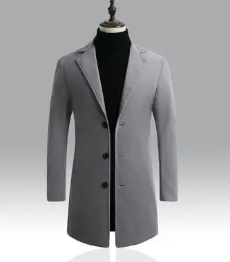 grey 5XL белые длинные пальто мужские королевские синие стимпанк мужские Kahaki ветровки приталенные модные Длинные куртки мужские тренчи серый - Цвет: grey