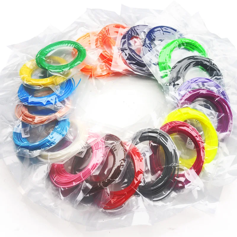 Качественный продукт пластик для 3д ручки 20 цветов 1.75mm abs абс 3d pen plastic filament pla ручка