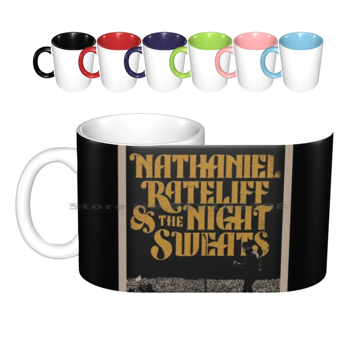 

Керамические кружки Nathaniel Rateliff и Ночная толстость, кофейные чашки, кружка для молока и чая, Rateliff Nathaniel и креативная ночь