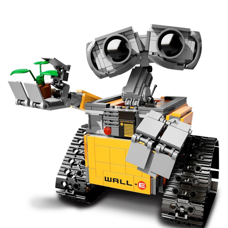 

687pcs Wali Robot Creative Science Technology Personification Building Blocks Bricks DIY Educational Technic Toys of Children