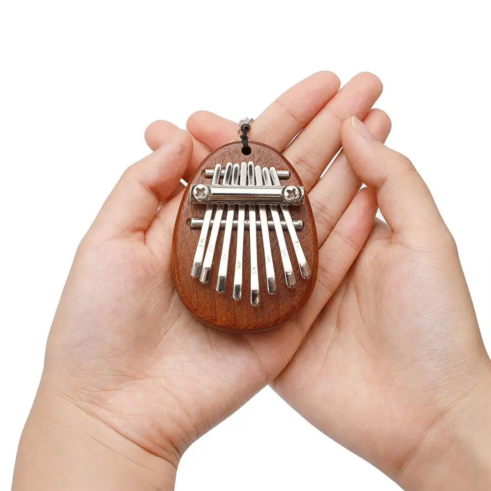 Мини пианино Kalimba с 8 клавишами портативный инструмент клавиатура для пальцев
