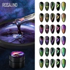ROSALIND 9D Гель-лак для ногтей кошачий глаз Магнитный маникюрный набор Полупостоянный Базовый Топ гель-лаки для ногтей