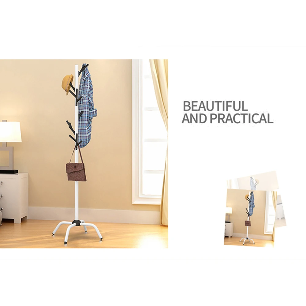 Вешалка для одежды дерево вешалка шляп шапка свободная стойка простая модная и