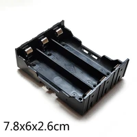 5pcs new 18650 power bank cases 3x 18650 battery holder storage box case 3 slot batteries container