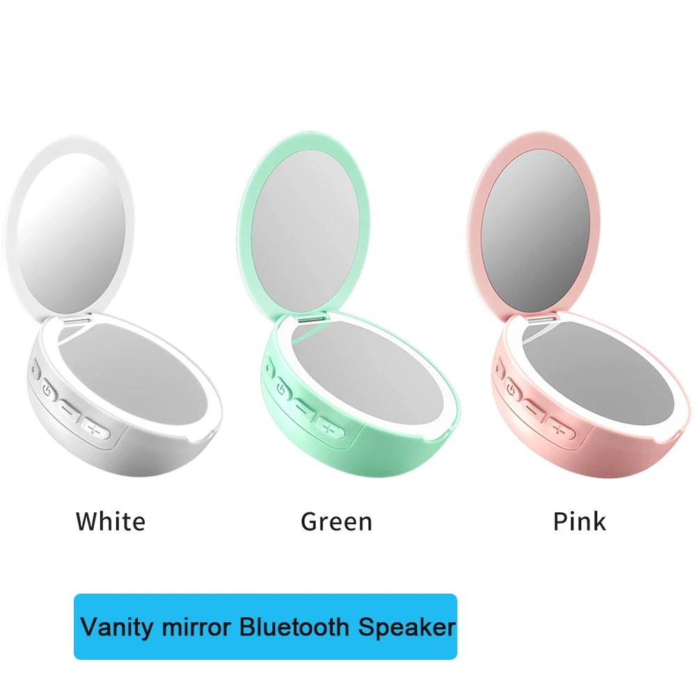 Беспроводной Bluetooth динамик светодиодный мини модный подарок домашняя косметика