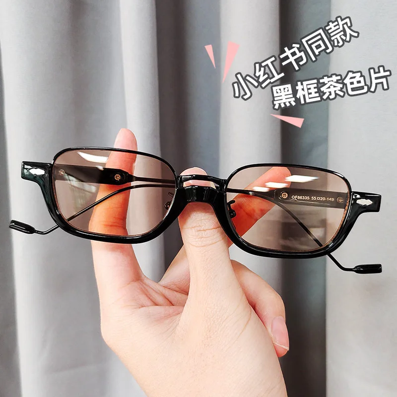 

Очки солнцезащитные многоугольные для мужчин и женщин UV400, Классические роскошные винтажные зеркальные солнечные очки в ретро стиле, с прозрачными линзами, черного цвета