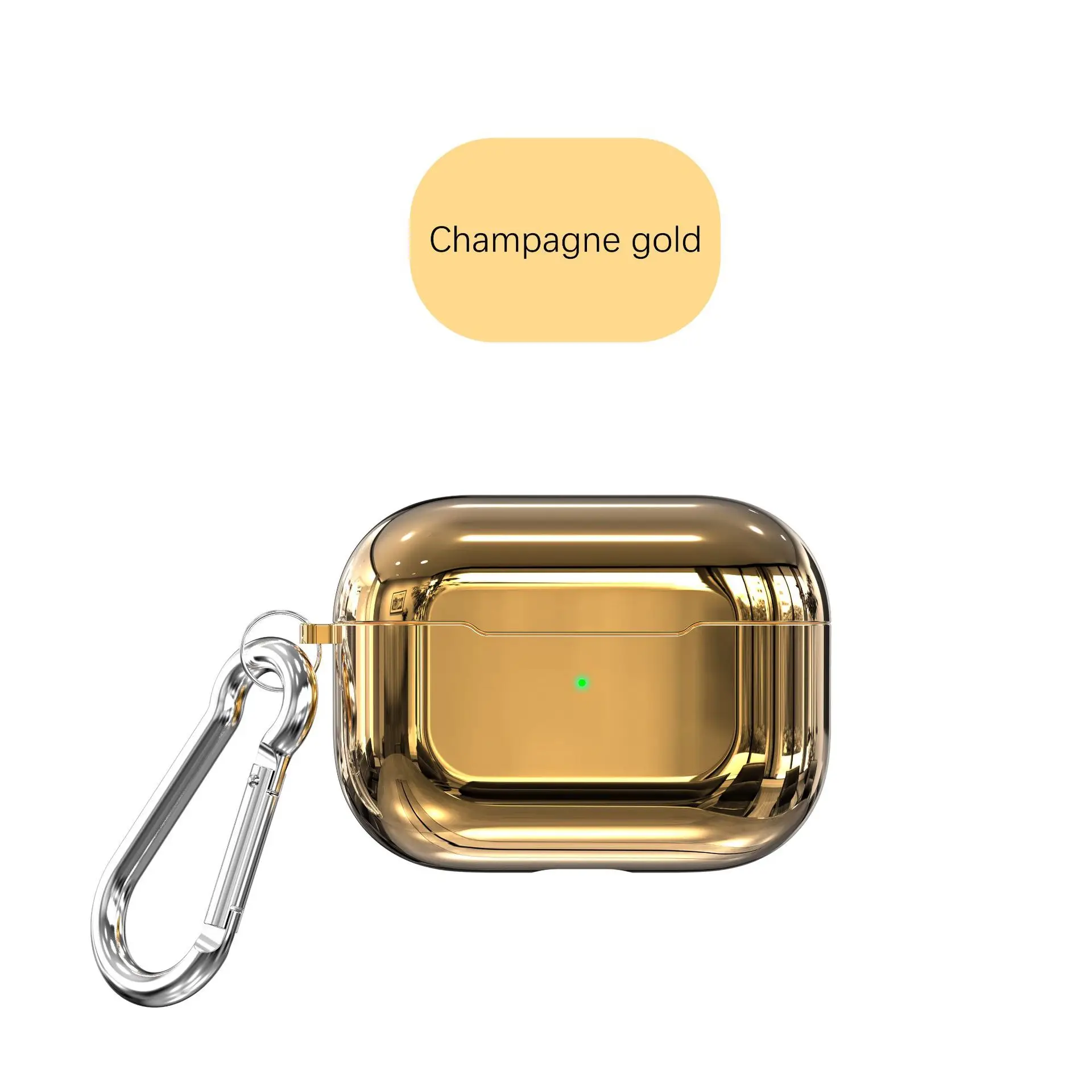 Чехол для наушников AirPods Pro с гальваническим покрытием защитный чехол Bluetooth