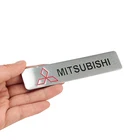 Автомобильные декоративные наклейки с логотипом, 3D алюминиевая эмблема, значок, наклейка для Mitsubishi Logo Outlander ASX Lancer EX Pajero L200 EVO