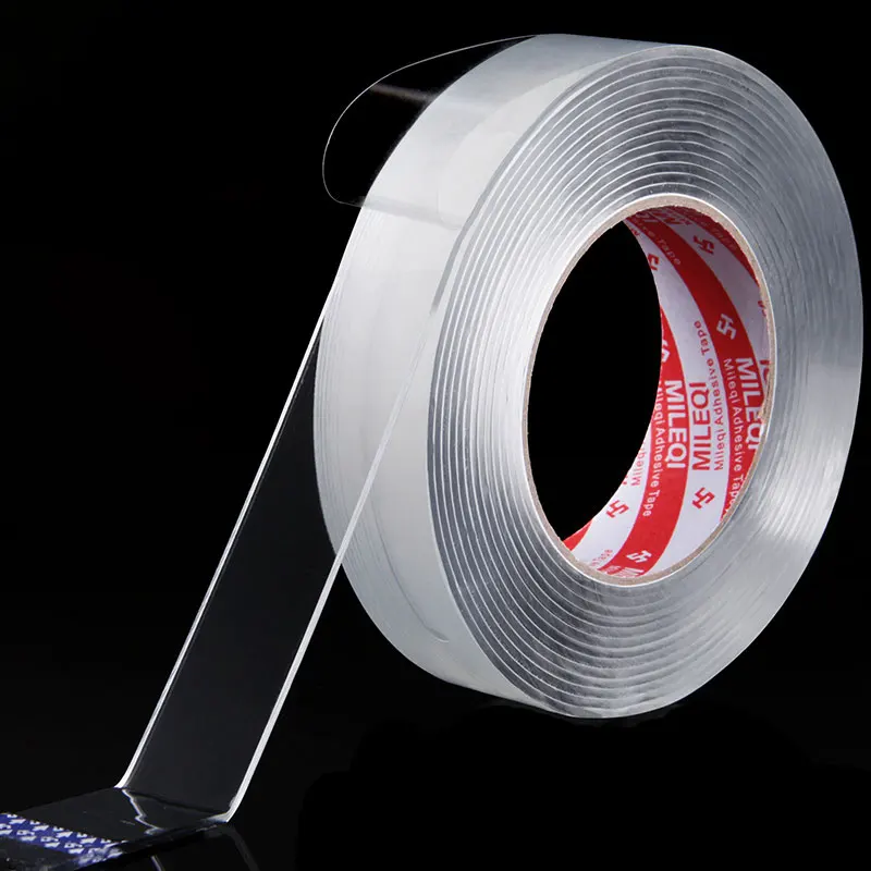 Двухсторонняя клейкая лента Nano самоклеящаяся Водонепроницаемая супер прочная