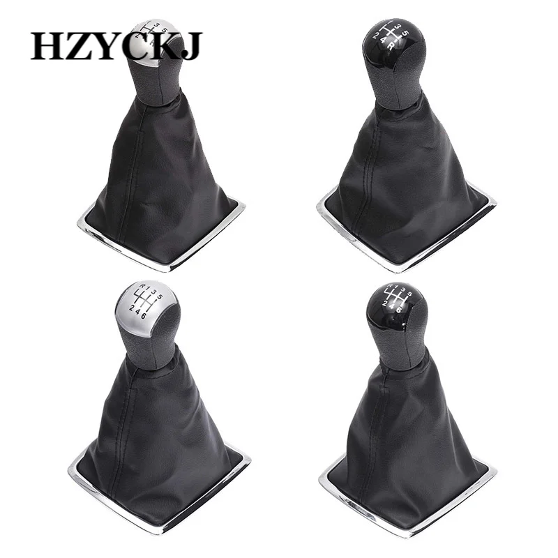 

For Ford Focus Mondeo MK2 II MK3 S-MAX C-MAX Mustang Fiesta Galaxy Transit 5/6 Speed Car Gear Shift Knob Shifter Lever Stick