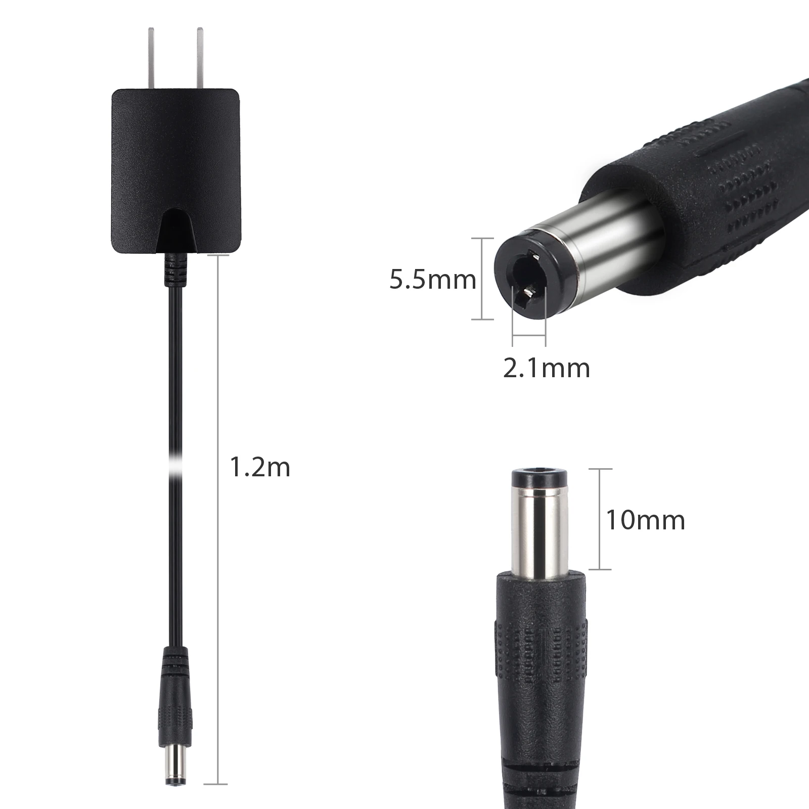 Блок питания eSYNiC 5 В/1 А с вилкой мм и кабелем 1 2 м |