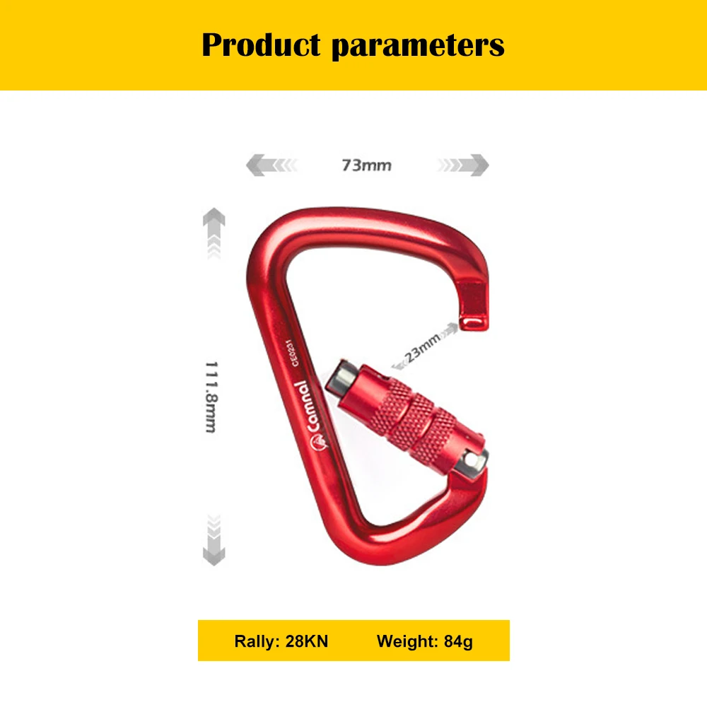 Альпинистский крюк для рюкзака Карабин зажим Авто замок d образный брелок