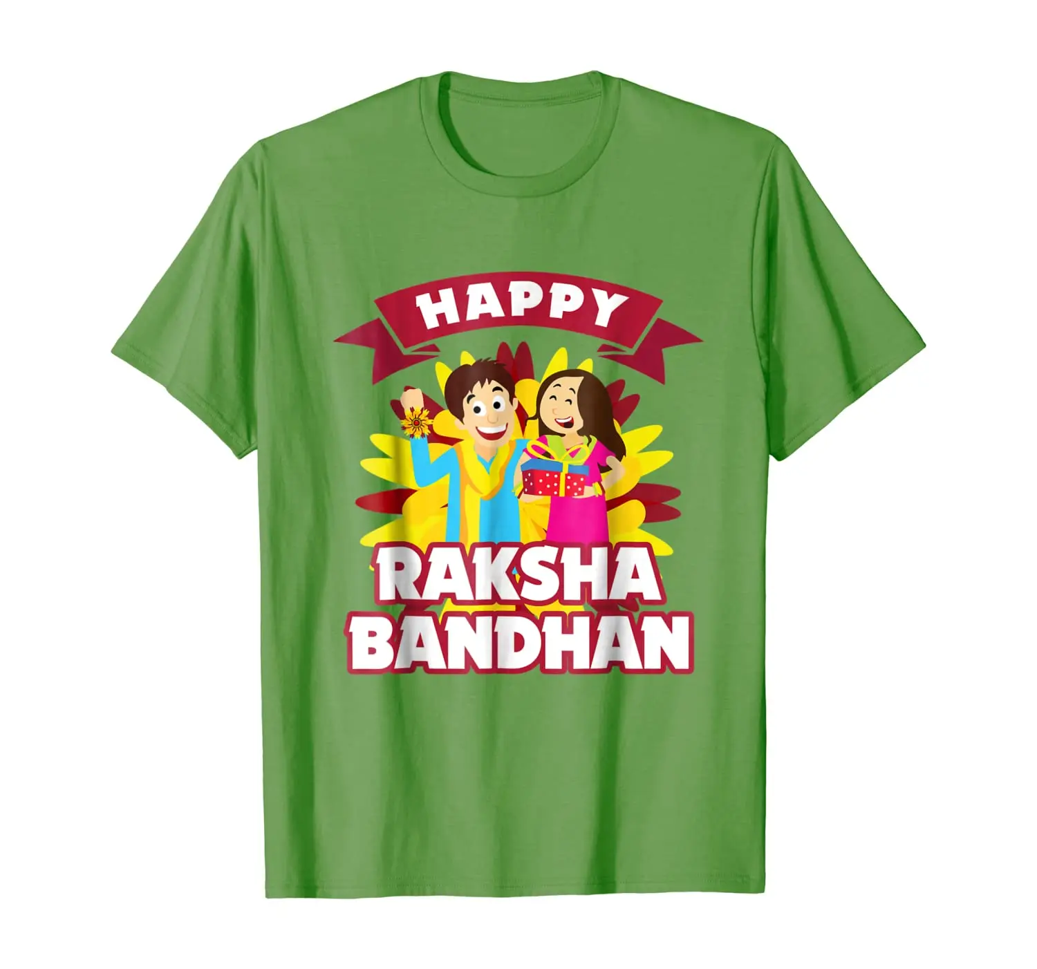 

Happy Raksha Bandhan T-Shirt Brother and Sister Rakhi Gift