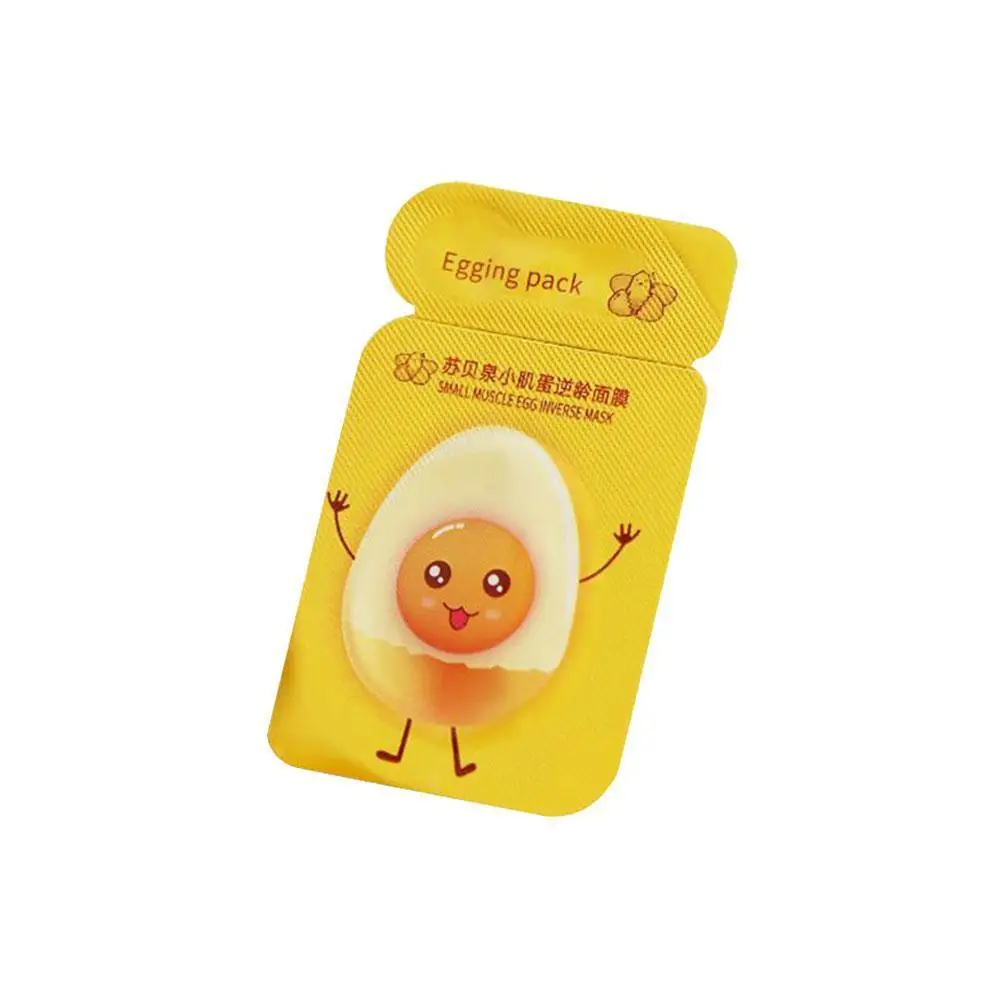 

1Pcs Little Egg Mask Sleep Mask Deep Moisturizing Hydrating Shrinking Pores Brightening Skin Tone No-Clean Mask Face Skin Care