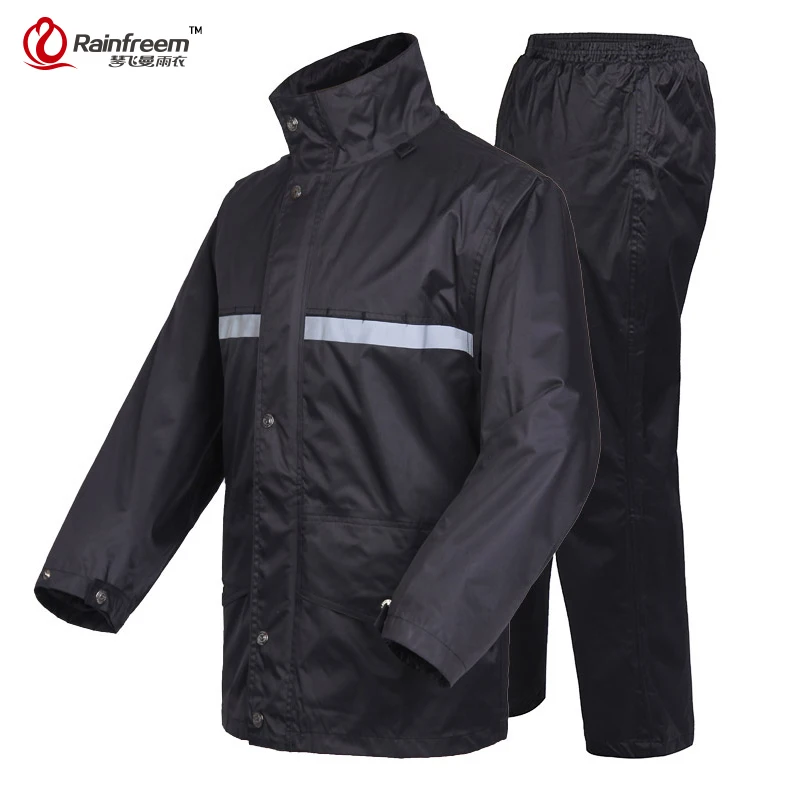 Pants Set Adult Rain Poncho Thick Rain Gear Motorcycle Rains
