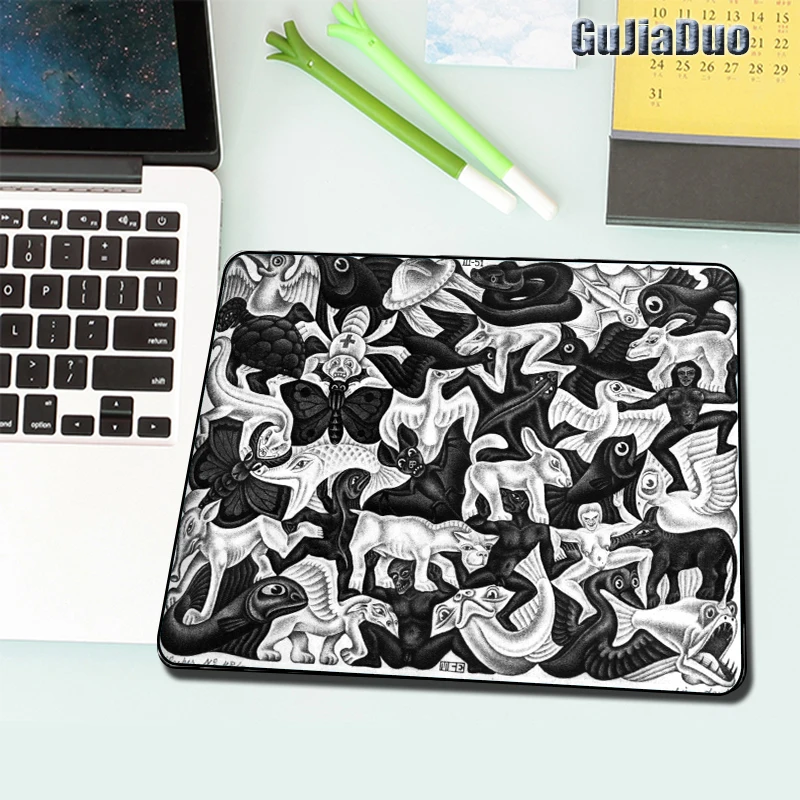 

220*180MM Black and White Oil Painting Mouse Pad Gaming Room Accessories Computer Keyboard Gamer Desk Mat PC Art Retro Mousepad