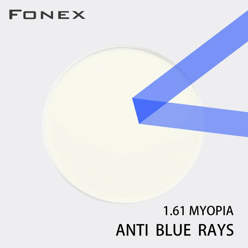 1.56 1.61 1.67 (+10.00~-10.00) Anti Blue Light Prescription CR-39 Resin Aspheric Glasses Lenses Myopia Hyperopia  Lens